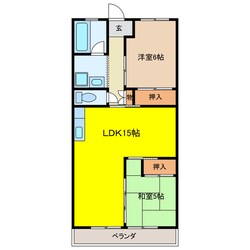 カーサプリメールの物件間取画像